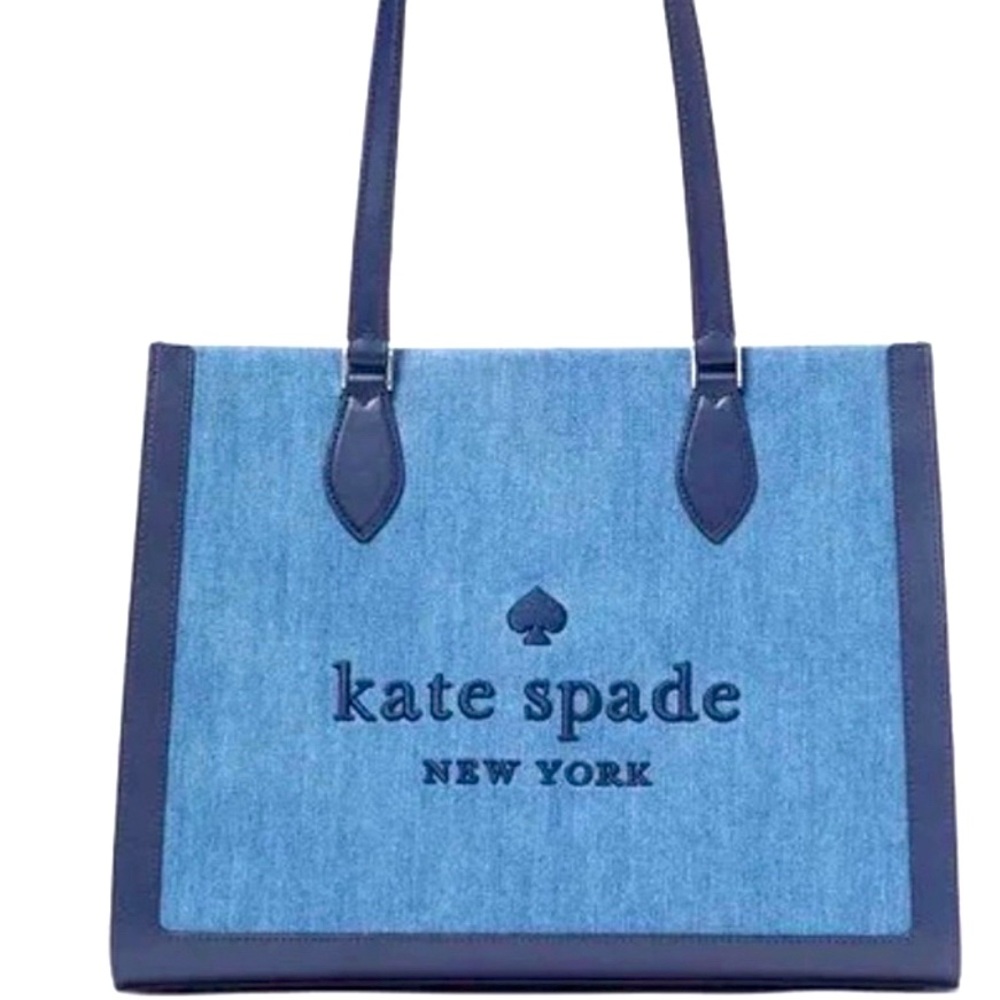 NWT Kate Spade Ellie Denim Tote